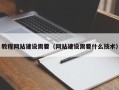 招远教程网站建设需要（网站建设需要什么技术）